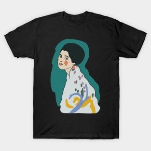 Gustav Klimt - Portrait of a Lady - New Klimt Painting Discovered in the Wall of a Museum T-Shirt